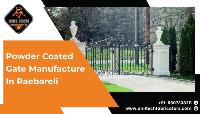 powder coating iron gate
