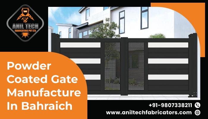 powder coating iron gate